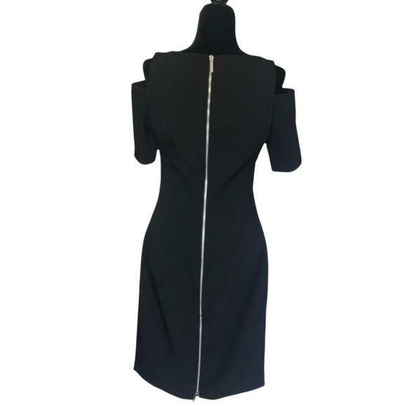 MICHAEL Michael Kors Cold Shoulder Little Black Dress - Picture 5 of 10